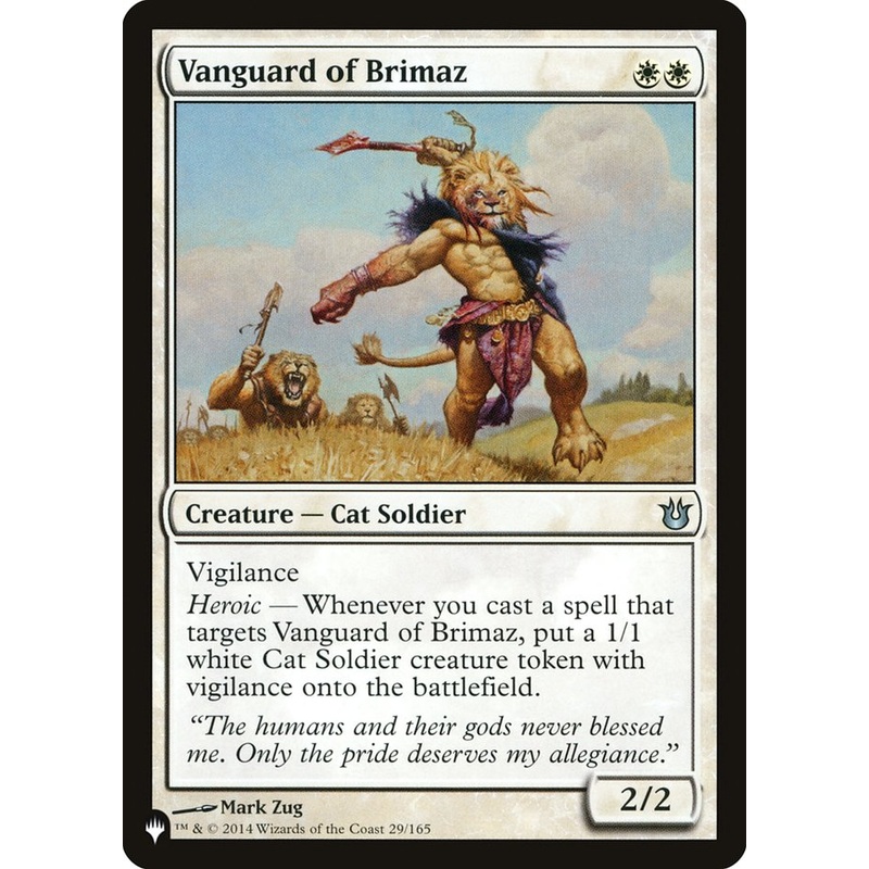 Vanguard of Brimaz [The List]