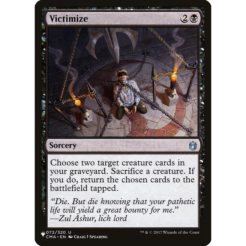 Victimize [The List]