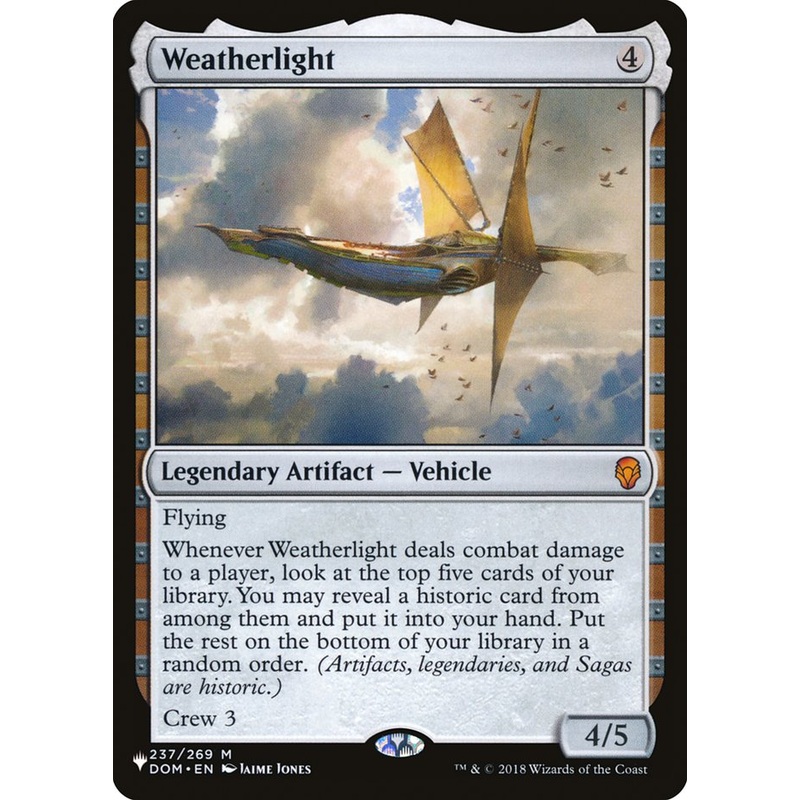 Weatherlight [The List]