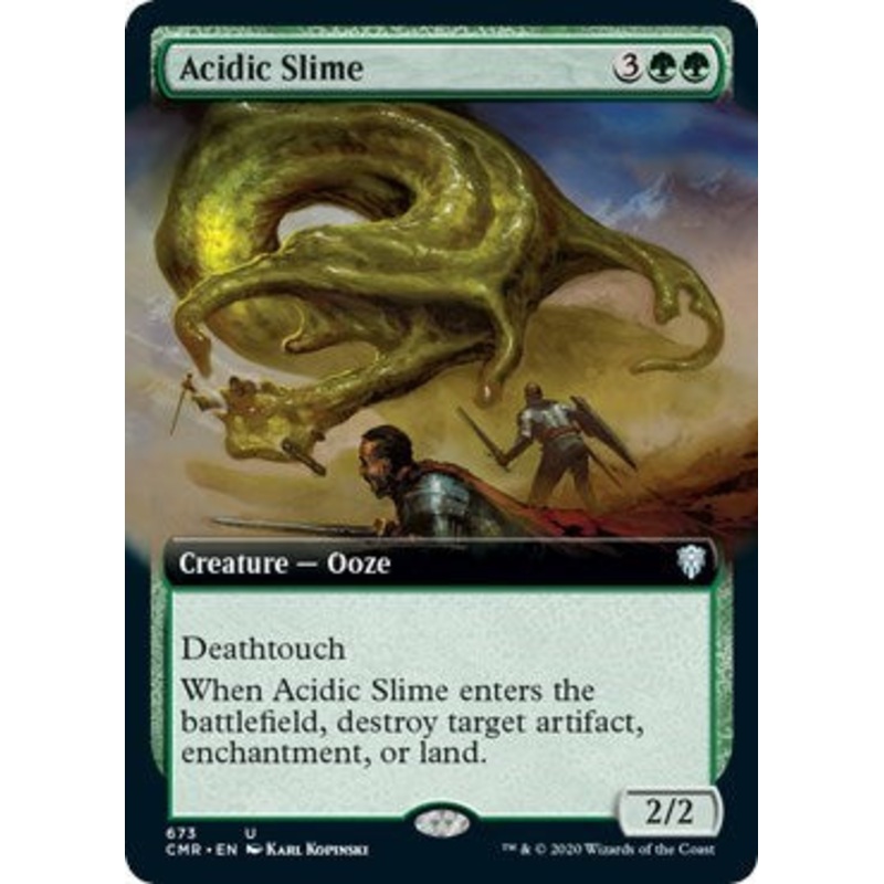 Acidic Slime (Extended Art) [Commander Legends]