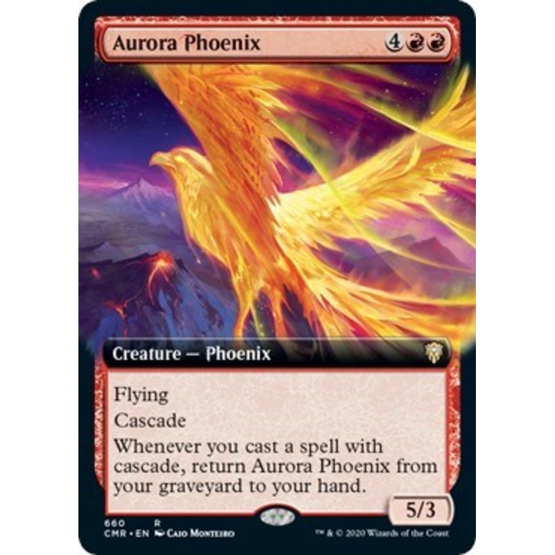 Aurora Phoenix (Extended Art) [Commander Legends]
