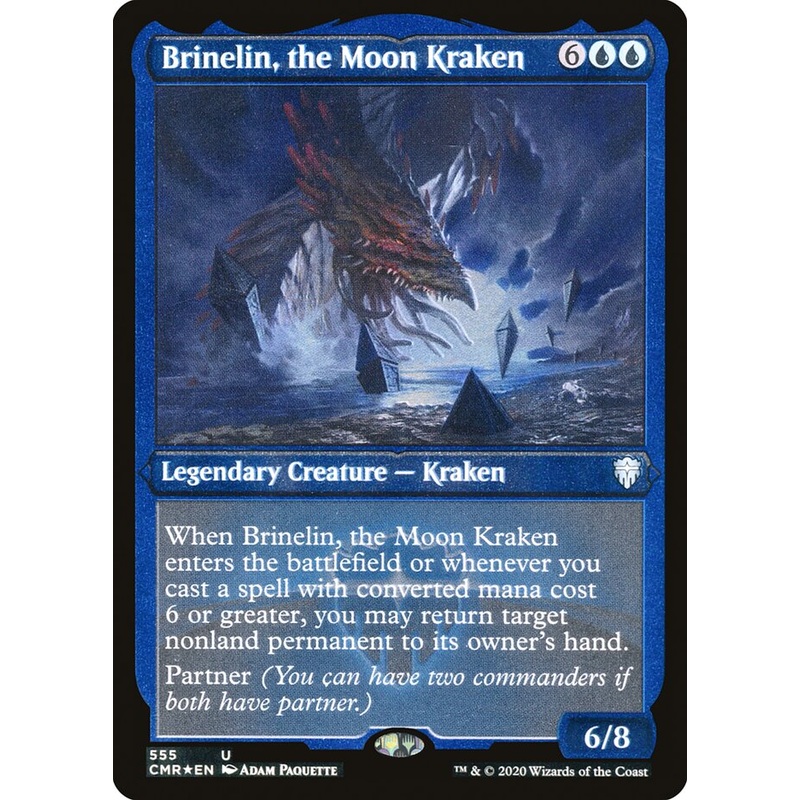 Brinelin, the Moon Kraken (Etched) [Commander Legends]