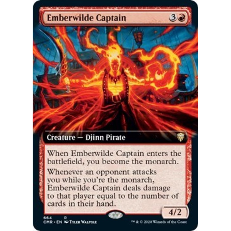Emberwilde Captain (Extended Art) [Commander Legends]