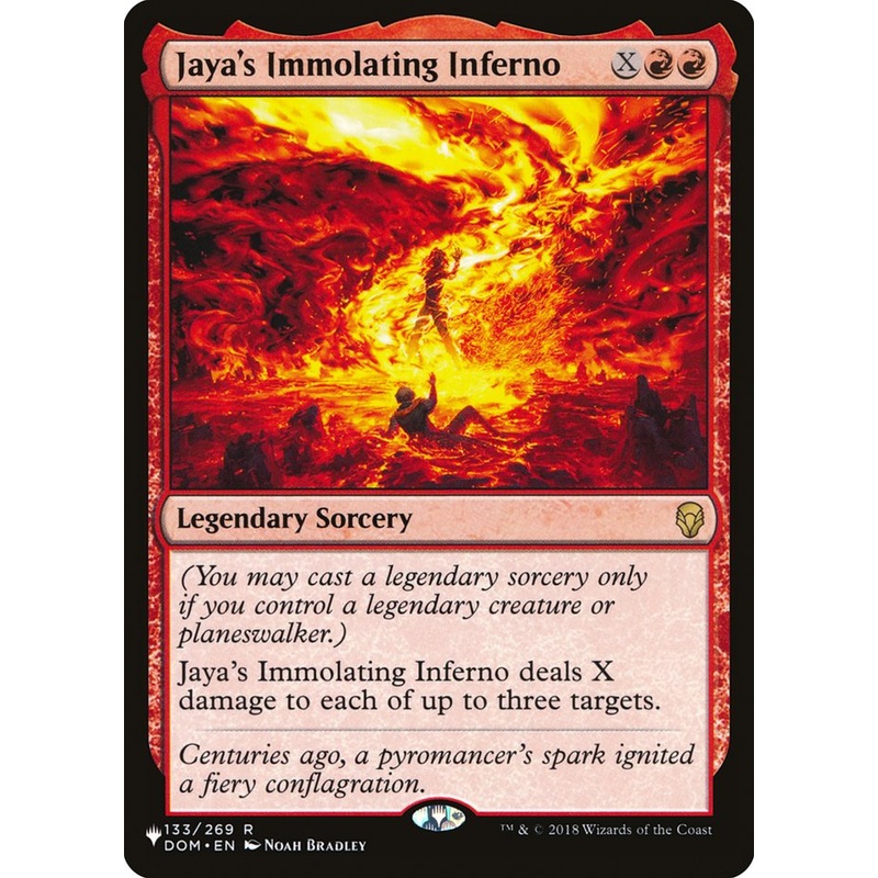 Jaya's Immolating Inferno [The List]