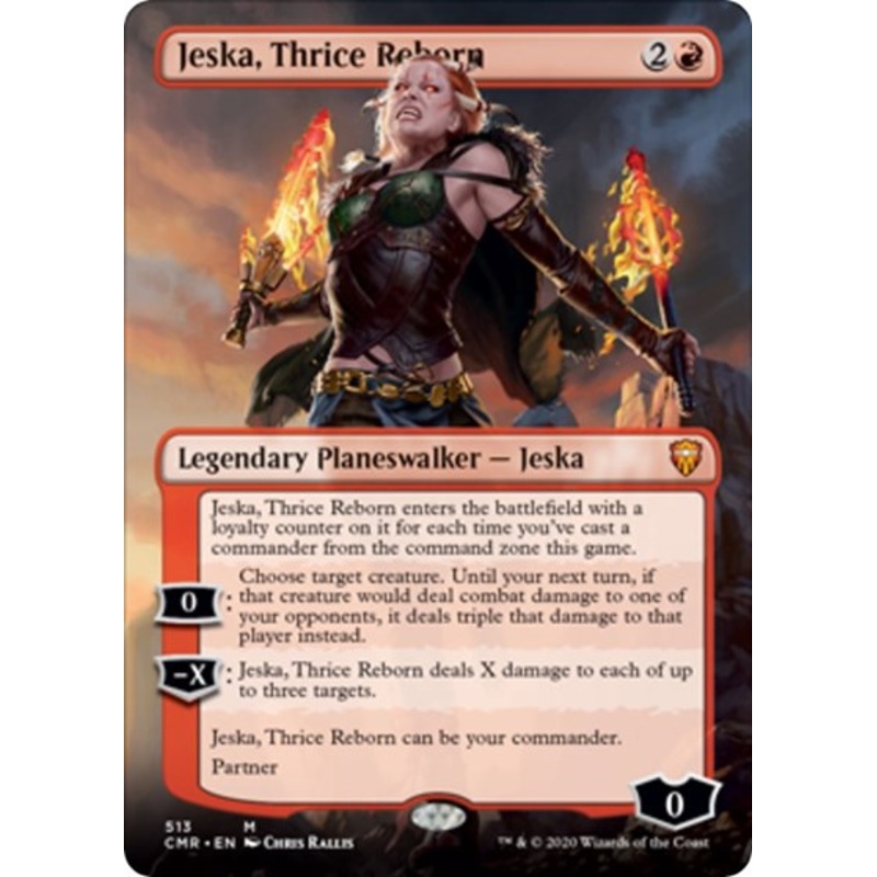 Jeska, Thrice Reborn (Borderless) [Commander Legends]