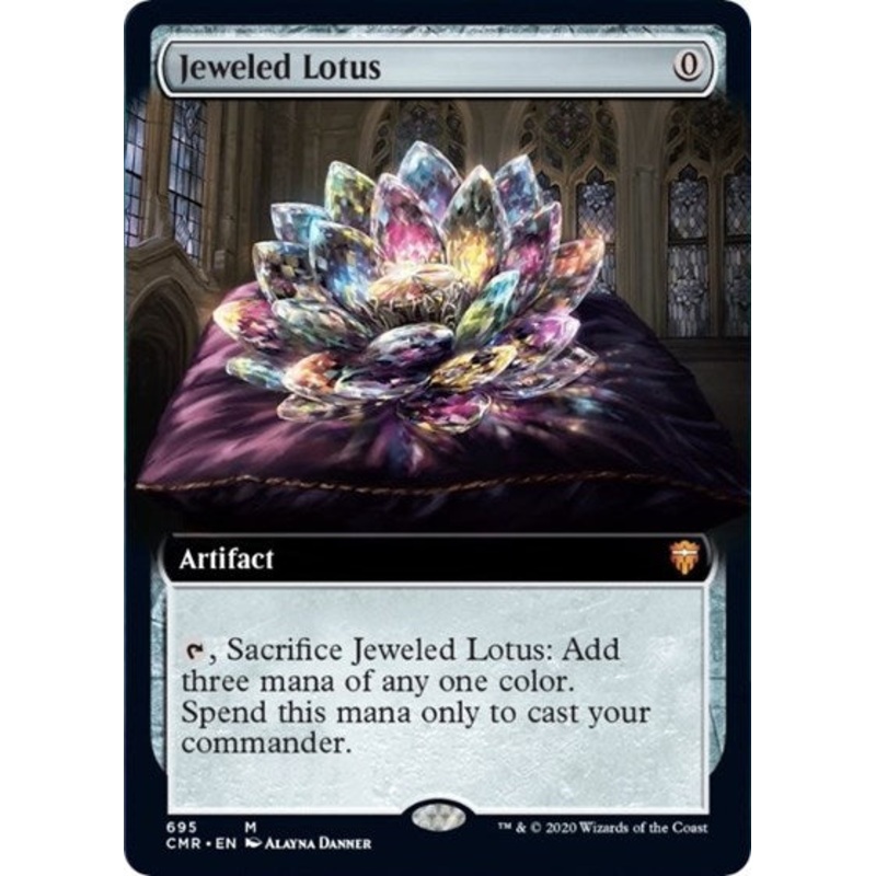 Jeweled Lotus (Extended Art) [Commander Legends]