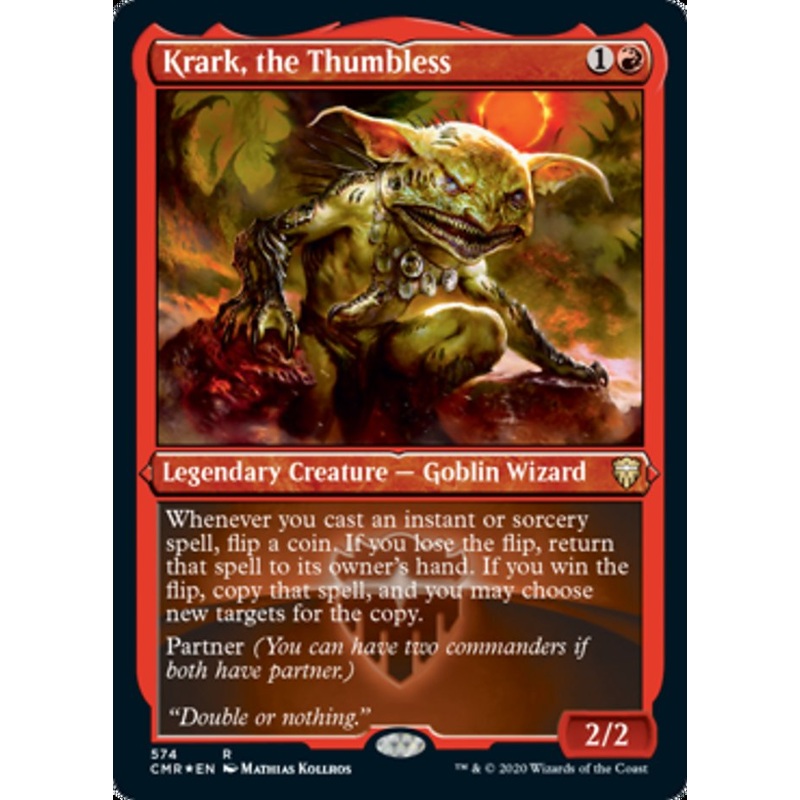 Krark, the Thumbless (Etched) [Commander Legends]
