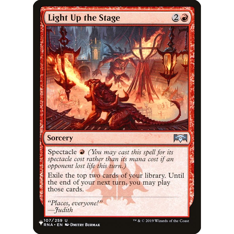 Light Up the Stage [The List]