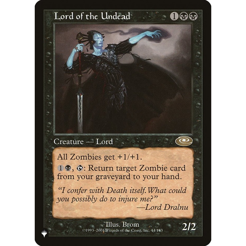 Lord of the Undead [The List]