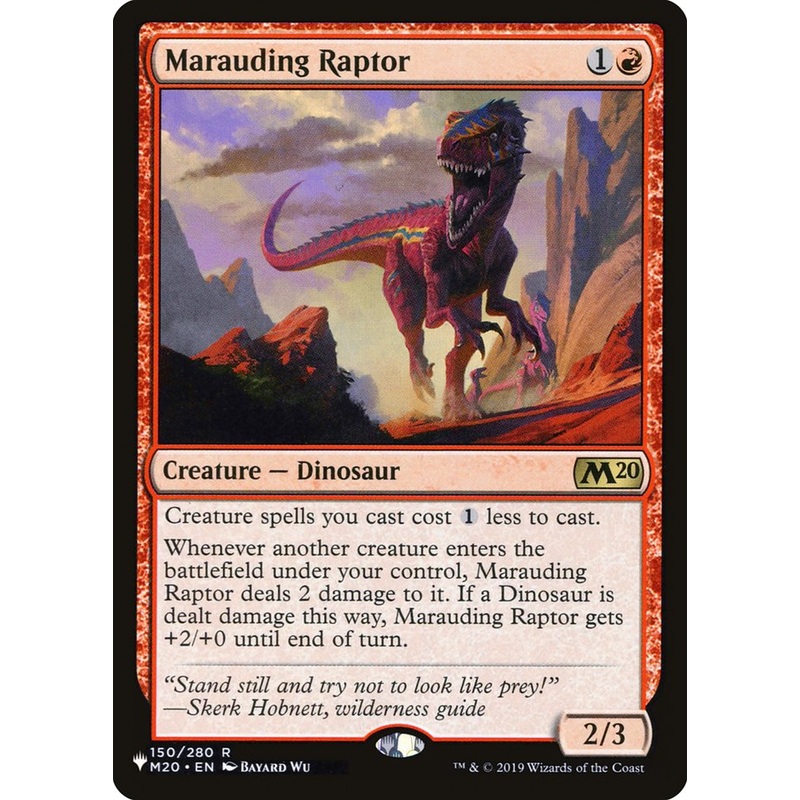 Marauding Raptor [The List]
