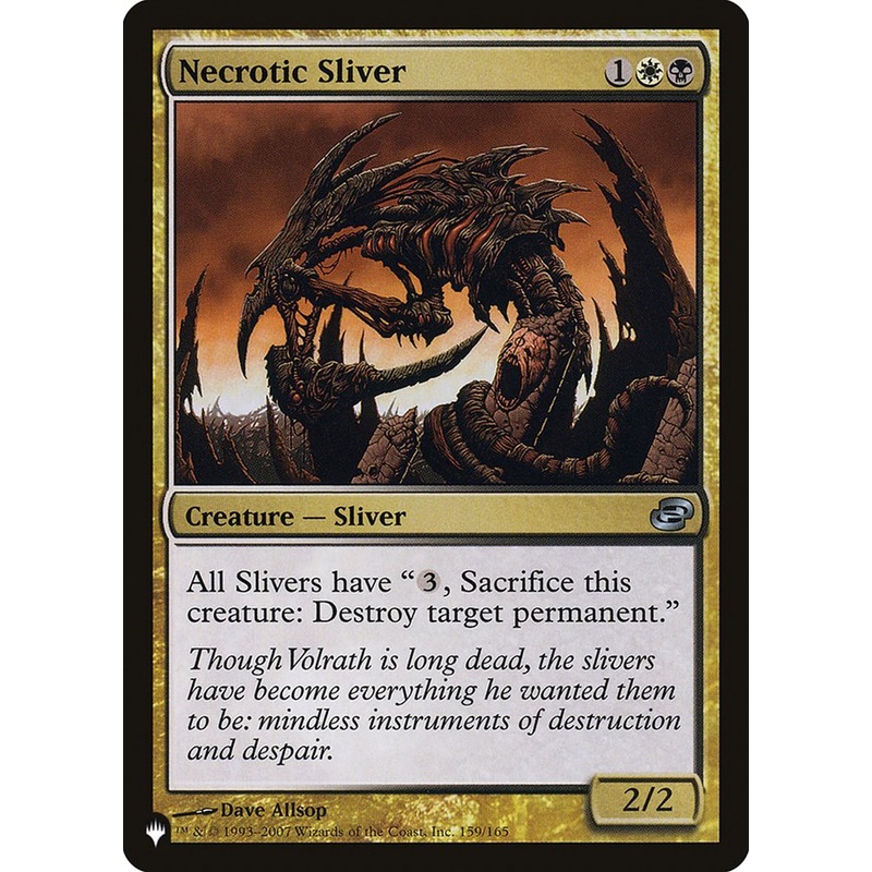 Necrotic Sliver [The List]