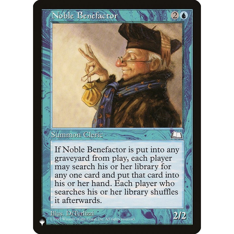 Noble Benefactor [The List]