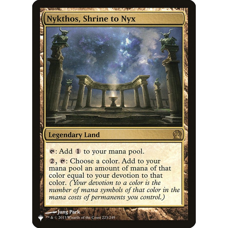 Nykthos, Shrine to Nyx [The List]