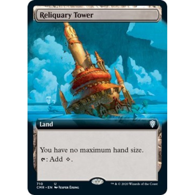 Reliquary Tower (Extended Art) [Commander Legends]