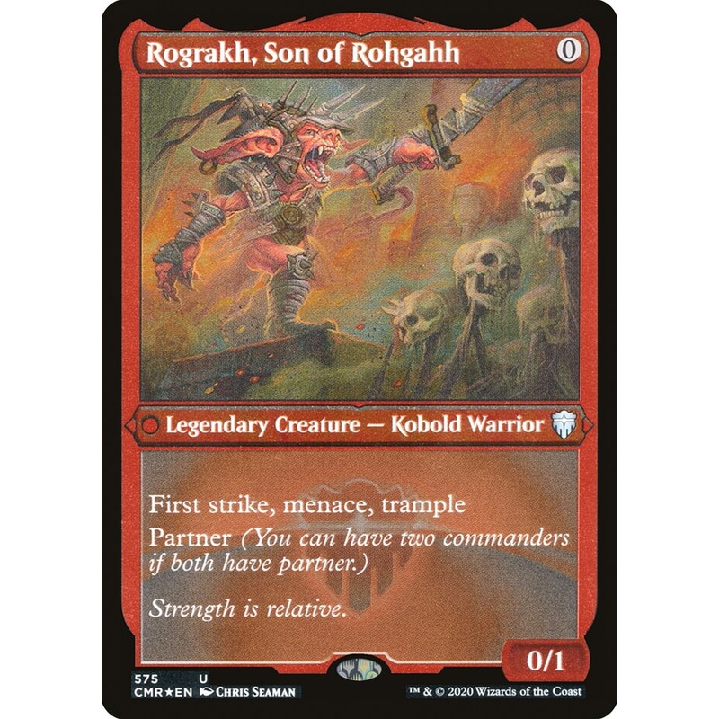 Rograkh, Son of Rohgahh (Etched) [Commander Legends]