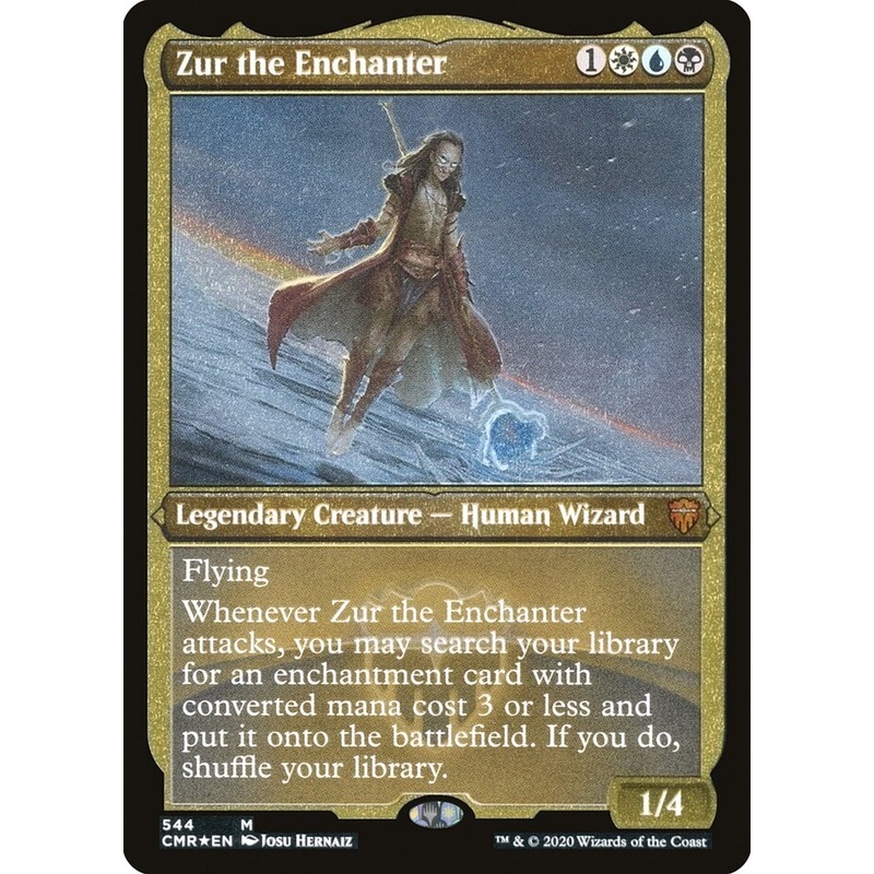 Zur the Enchanter (Etched) [Commander Legends]
