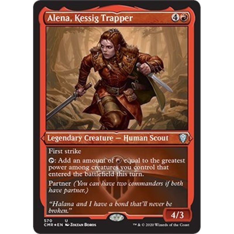 Alena, Kessig Trapper (Foil Etched) [Commander Legends]