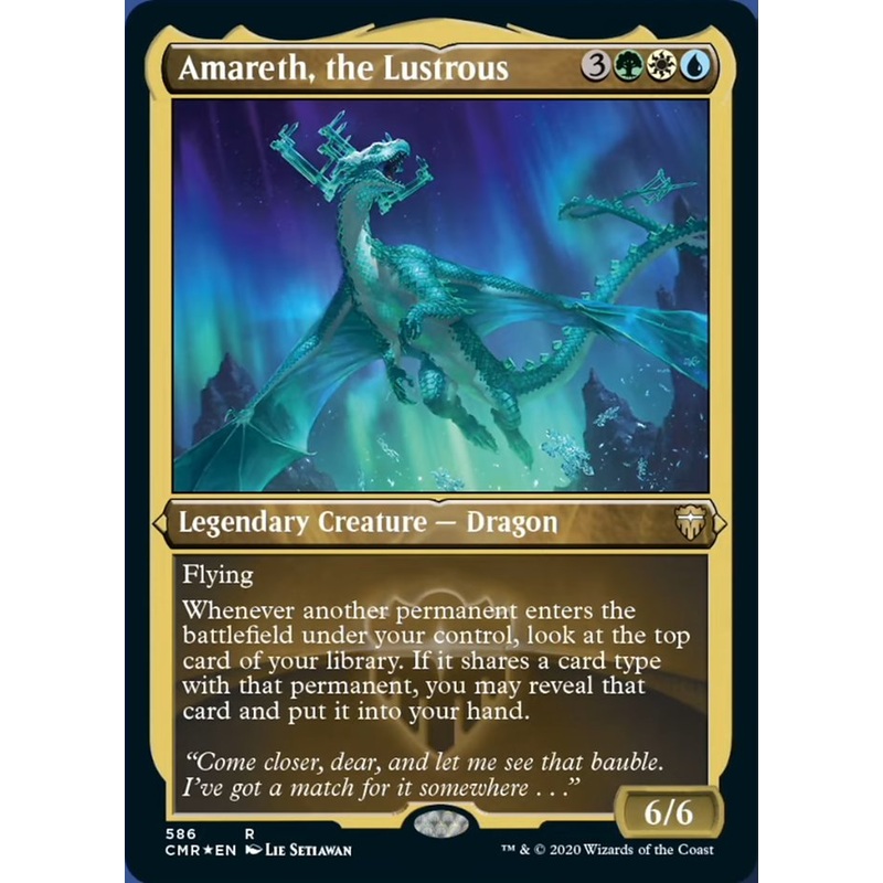 Amareth, the Lustrous (Etched) [Commander Legends]