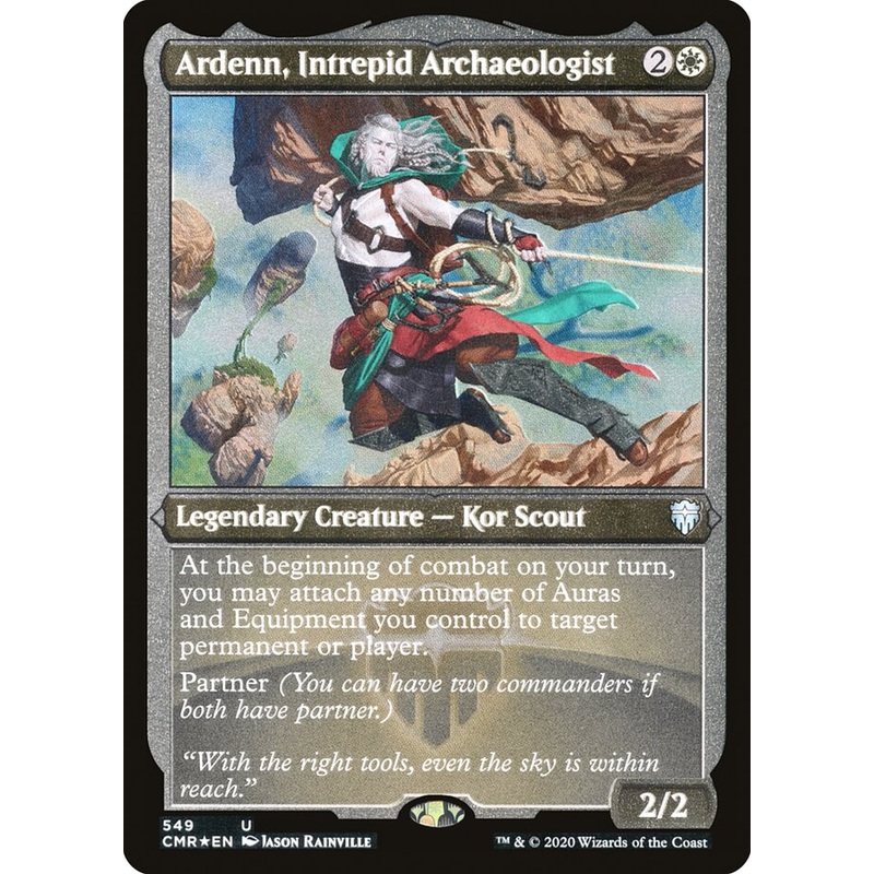 Ardenn, Intrepid Archaeologist (Etched) [Commander Legends]
