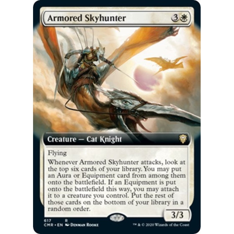 Armored Skyhunter (Extended Art) [Commander Legends]