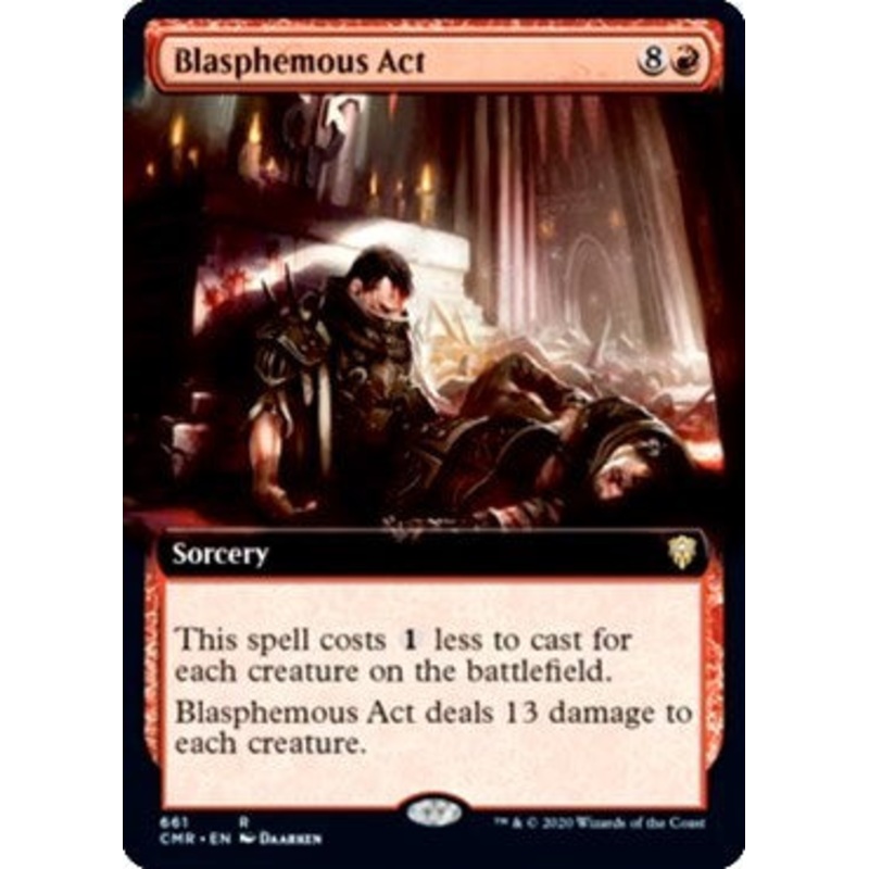 Blasphemous Act (Extended Art) [Commander Legends]
