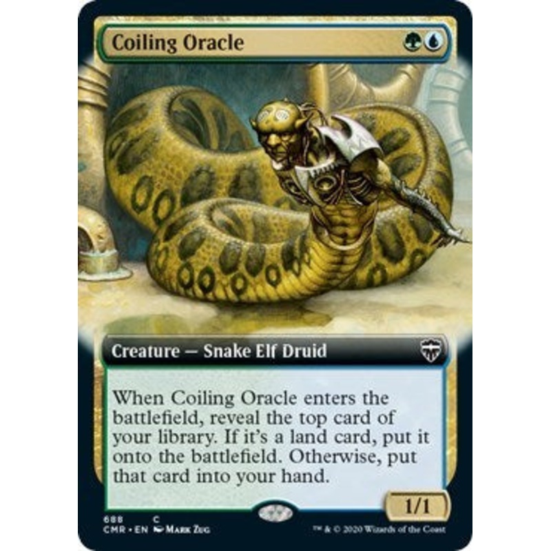 Coiling Oracle (Extended Art) [Commander Legends]