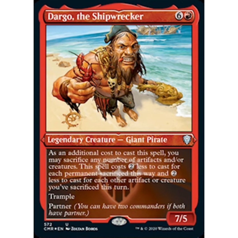 Dargo, the Shipwrecker (Etched) [Commander Legends]