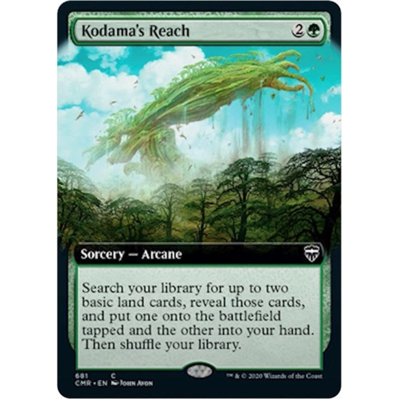 Kodama's Reach (Extended Art) [Commander Legends]
