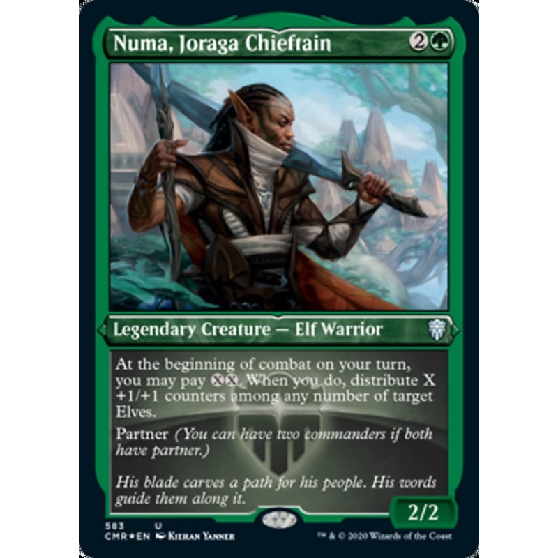 Numa, Joraga Chieftain (Etched) [Commander Legends]