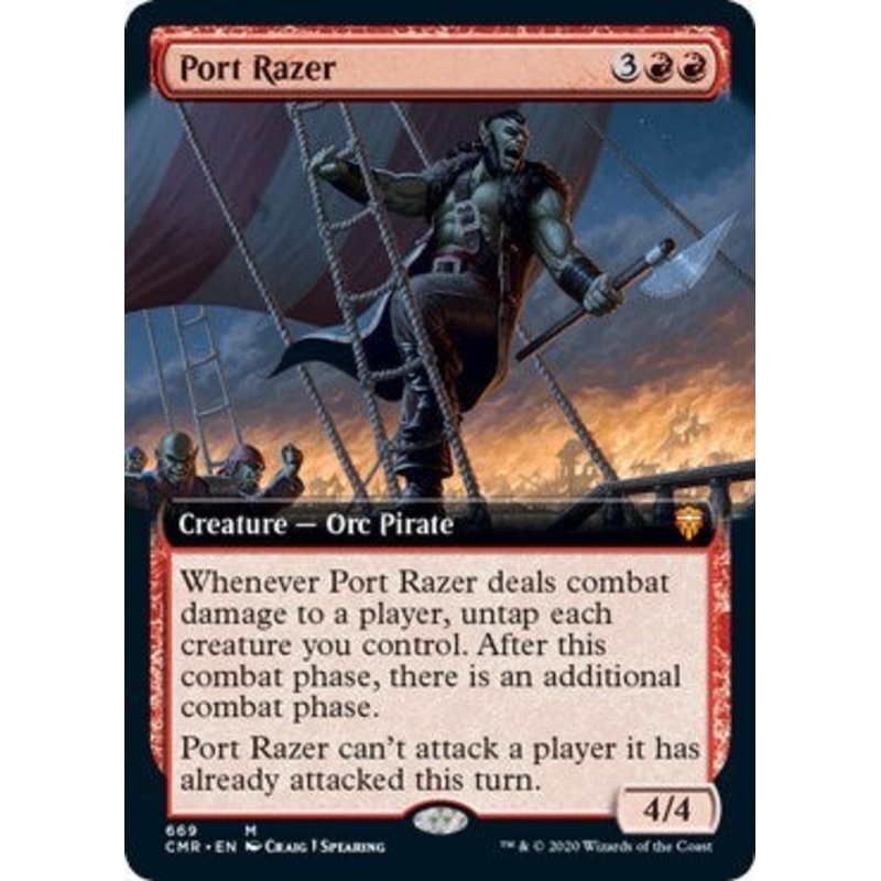 Port Razer (Extended Art) [Commander Legends]