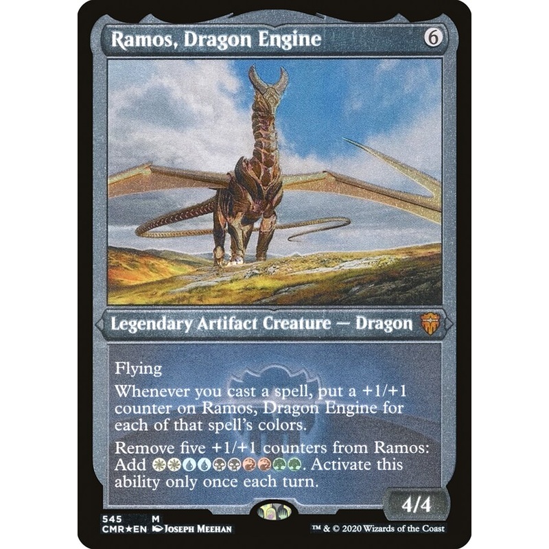Ramos, Dragon Engine (Etched) [Commander Legends]