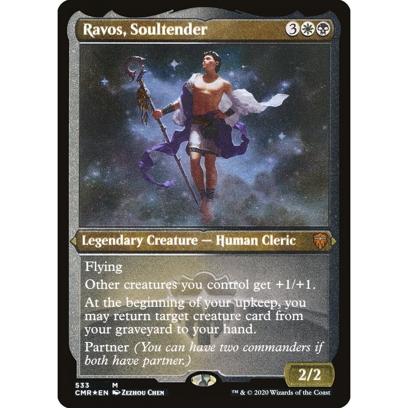 Ravos, Soultender (Etched) [Commander Legends]