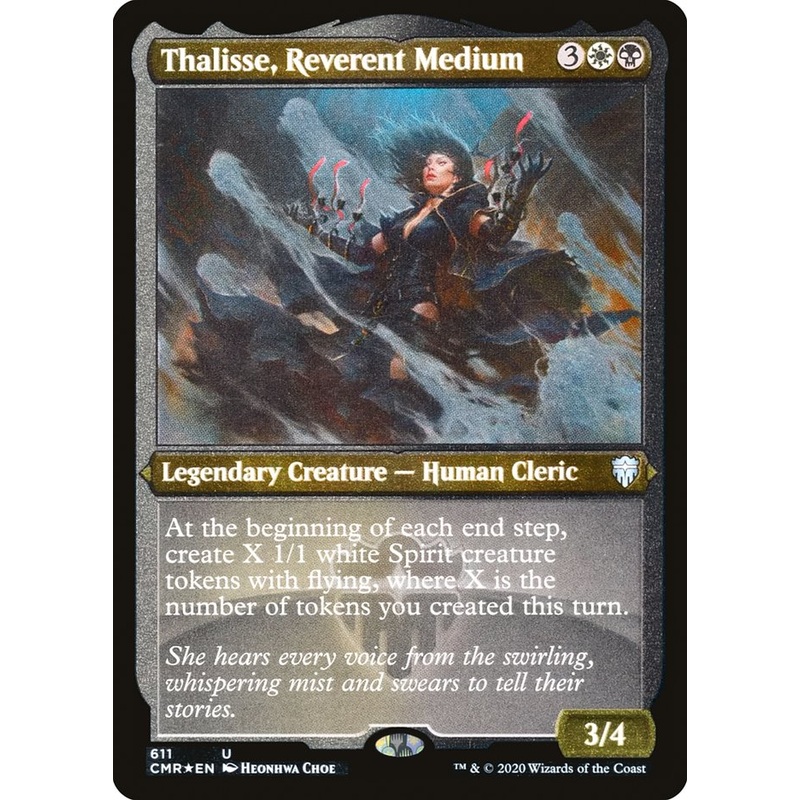 Thalisse, Reverent Medium (Etched) [Commander Legends]