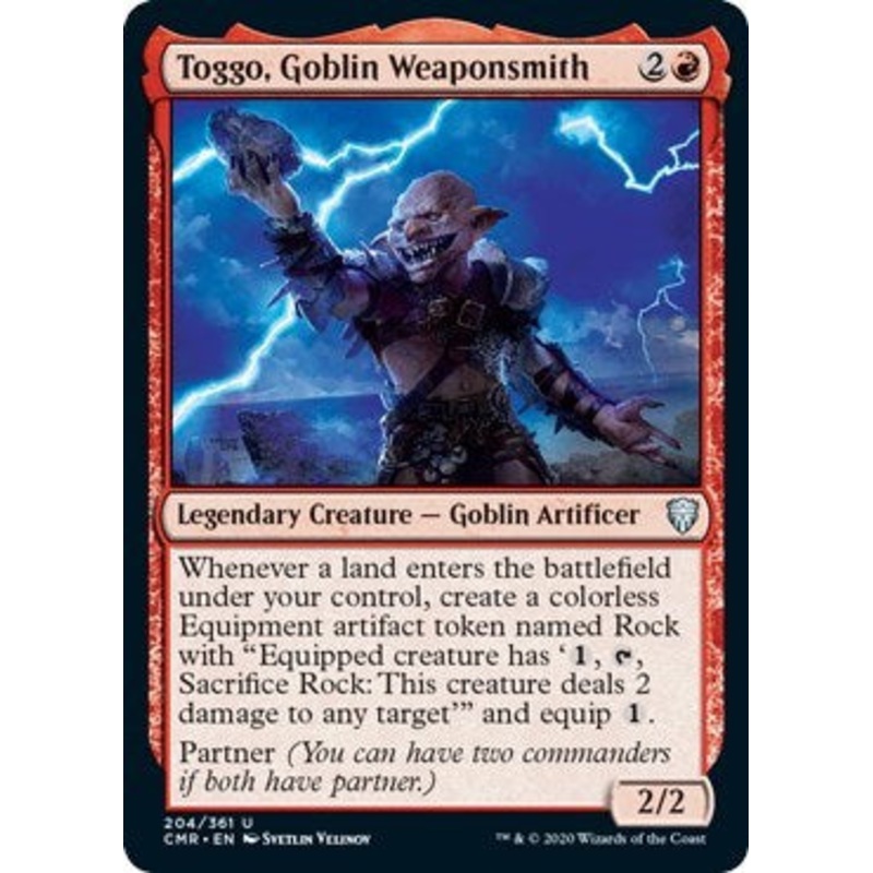Toggo, Goblin Weaponsmith [Commander Legends]