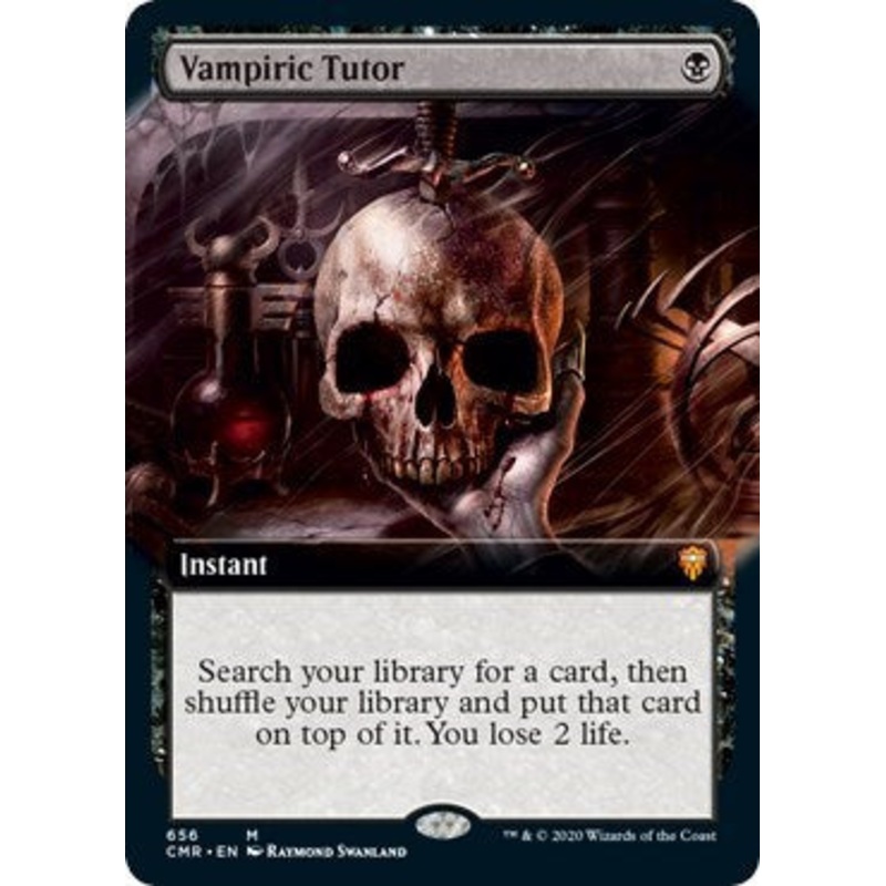 Vampiric Tutor (Extended Art) [Commander Legends]