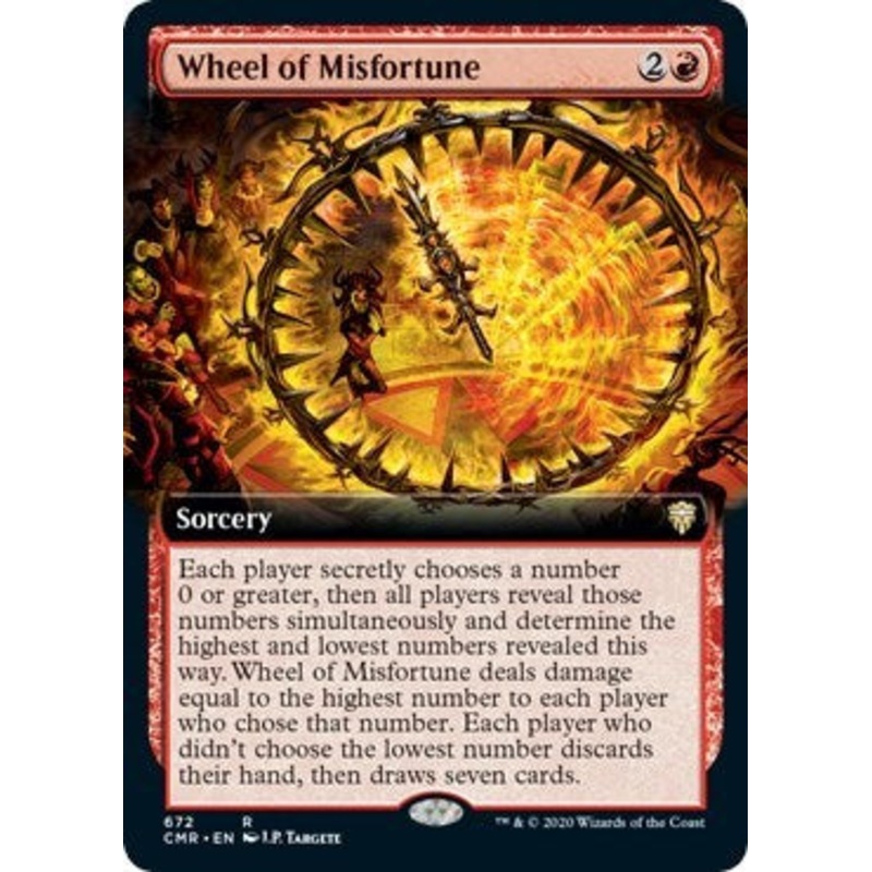 Wheel of Misfortune (Extended Art) [Commander Legends]