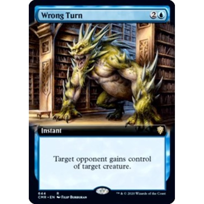 Wrong Turn (Extended Art) [Commander Legends]