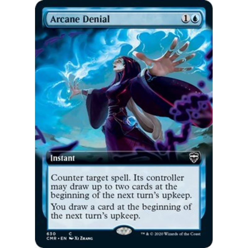Arcane Denial (Extended Art) [Commander Legends]