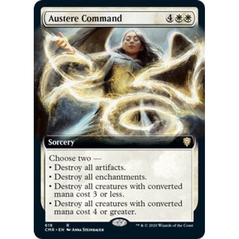 Austere Command (Extended Art) [Commander Legends]