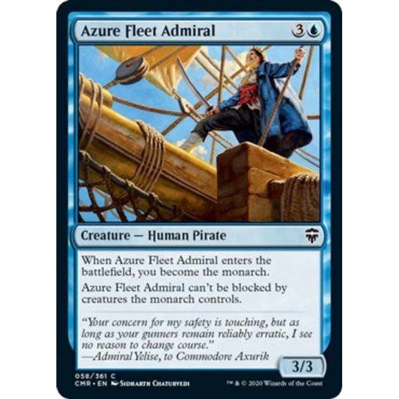 Azure Fleet Admiral [Commander Legends]