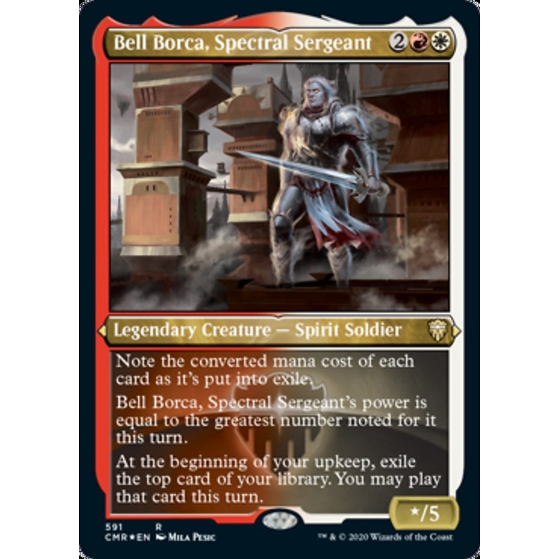 Bell Borca, Spectral Sergeant (Etched) [Commander Legends]