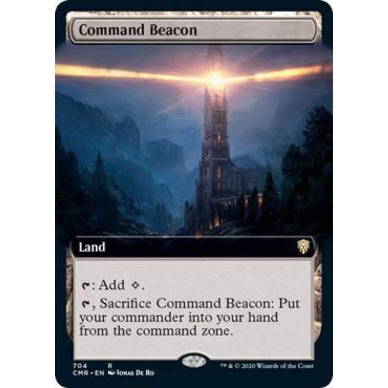 Command Beacon (Extended Art) [Commander Legends]