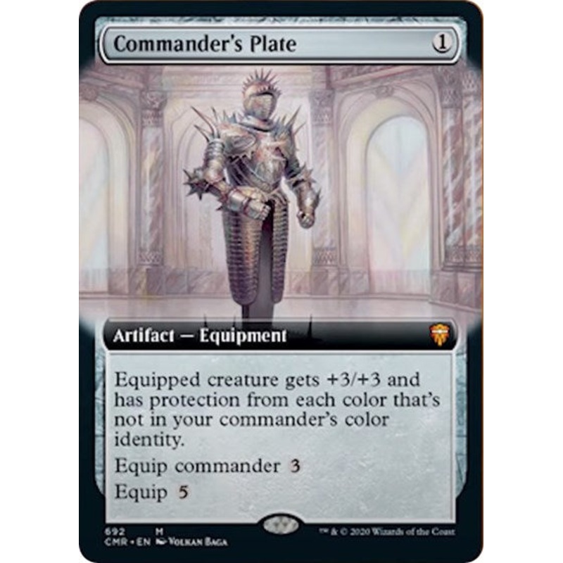 Commander's Plate (Extended Art) [Commander Legends]