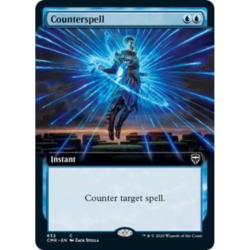 Counterspell (Extended Art) [Commander Legends]