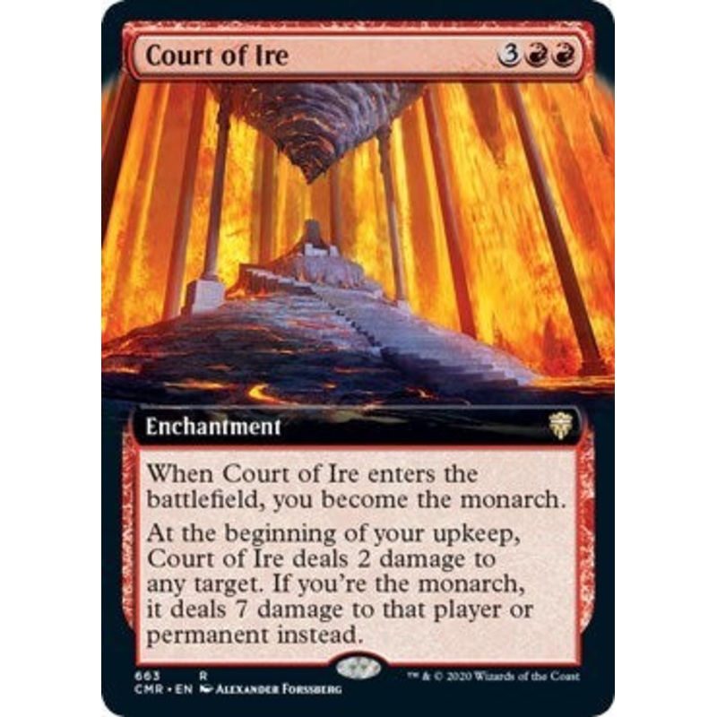 Court of Ire (Extended Art) [Commander Legends]