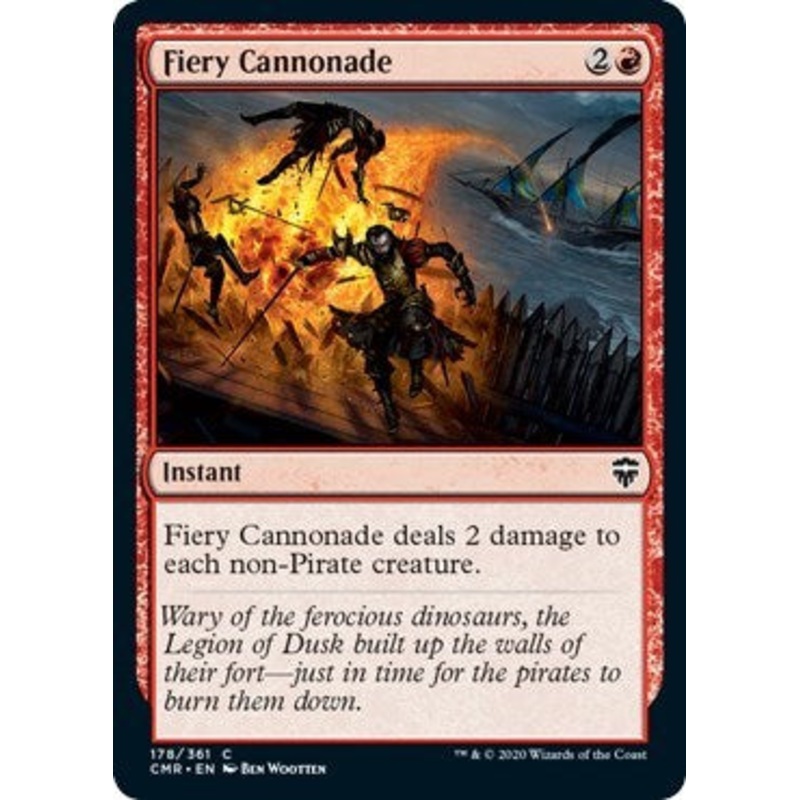 Fiery Cannonade [Commander Legends]