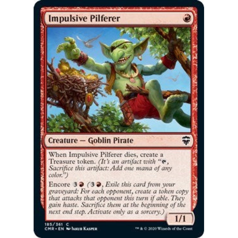 Impulsive Pilferer [Commander Legends]