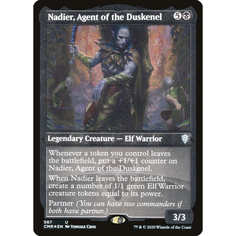 Nadier, Agent of the Duskenel (Etched) [Commander Legends]