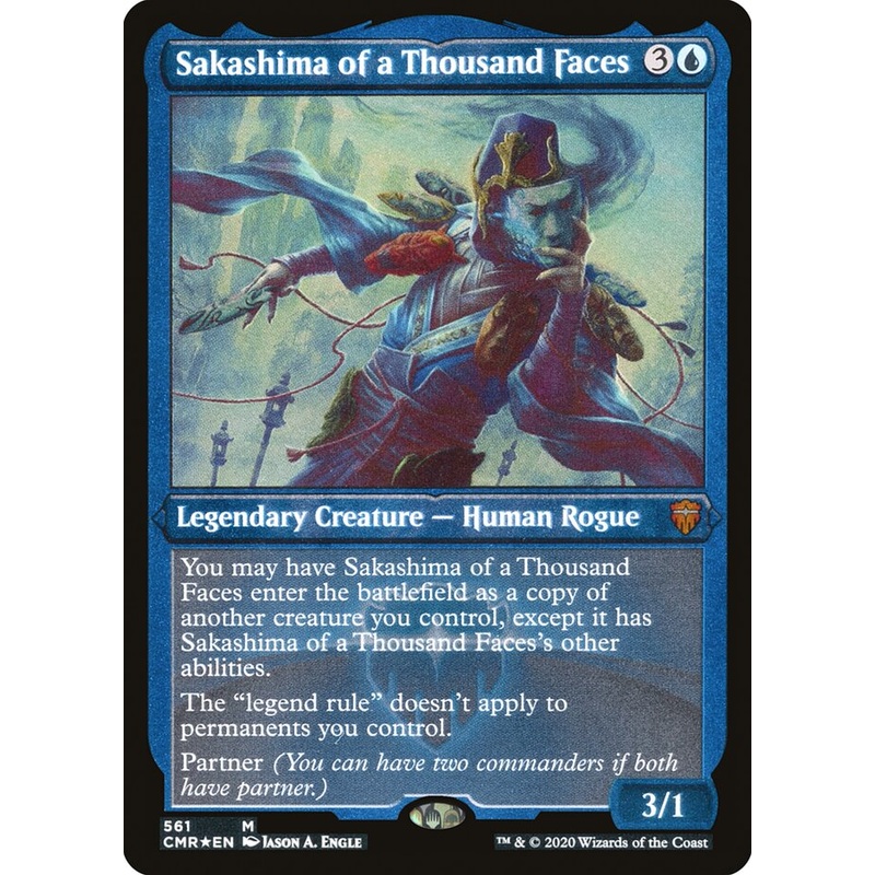 Sakashima of a Thousand Faces (Etched) [Commander Legends]
