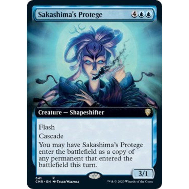 Sakashima's Protege (Extended Art) [Commander Legends]